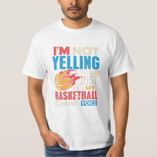 T-shirt Chemise de l'entraîneur de basket