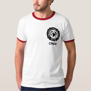 T-shirt Chemise de l'équipage des hommes, rouge
