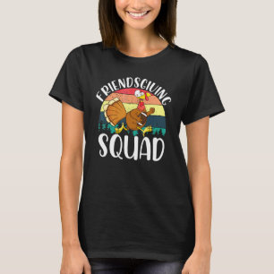 T-shirt Chemise de l'équipe Friendsgiving drôle d'Action d