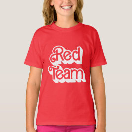 T-shirt Chemise de l'équipe rouge de guerre couleur