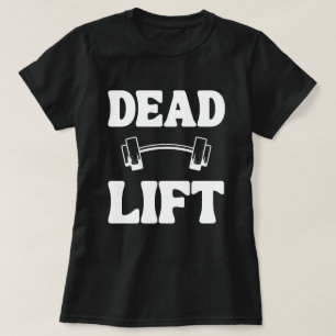 T-shirt Chemise de levage mort, couverture de pompe de gym