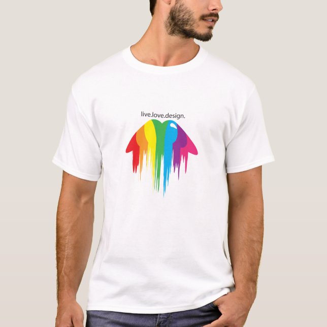 T-shirt Chemise de lèvres (Devant)