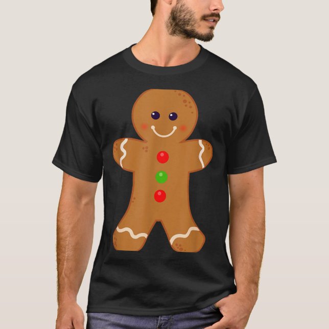 T-shirt Chemise de l'Homme en Pain d'Épice Noël Cuisson de (Devant)