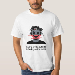 T-shirt Chemise de l'humeur de mise en mémoire tampon mini