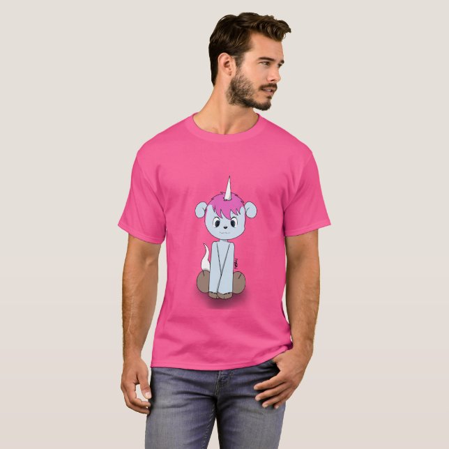 T-shirt Chemise de licorne d'Unico (Devant entier)