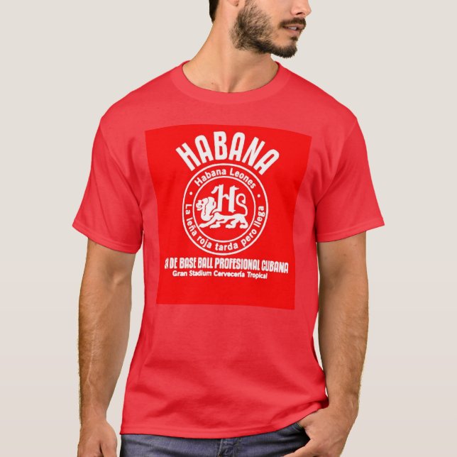 T-shirt Chemise de Liga de lions de La Havane (Devant)