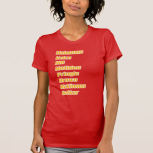 T-shirt Chemise de ligne offensive des chefs de KC