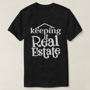 T-shirt Chemise de l'immobilier - Cadeau drôle pour les ag