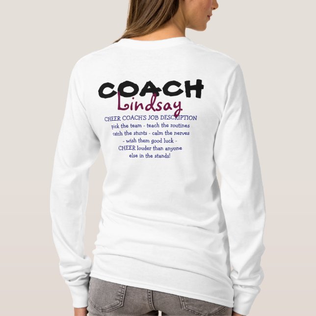 T-shirt Chemise de LINDSAY d'ENTRAÎNEUR (Dos)