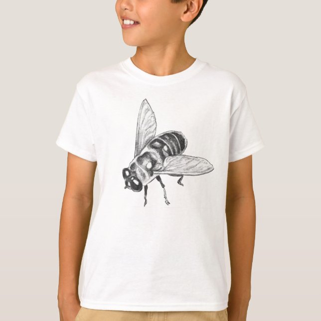 T-shirt Chemise de l'insecte de l'enfant de chemise d'art (Devant)