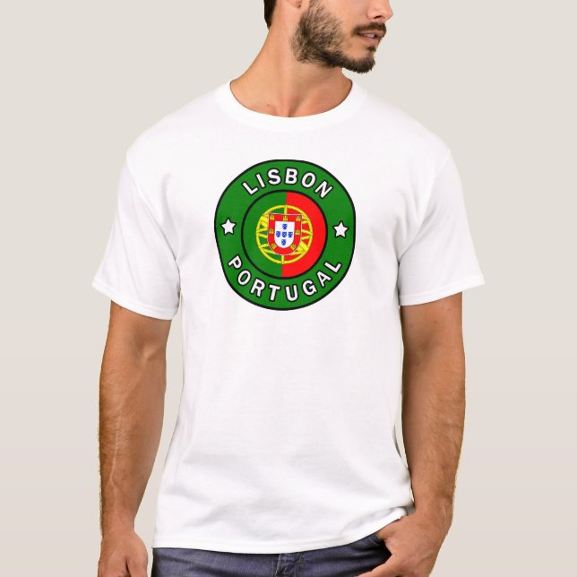 T-shirt Chemise de Lisbonne Portugal (Devant)
