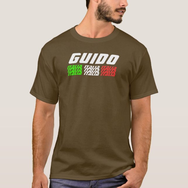 T-shirt Chemise de l'Italie. Chemise de New York/New (Devant)