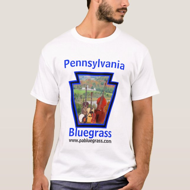 T-shirt Chemise de logo de Bluegrass de la Pennsylvanie (Devant)