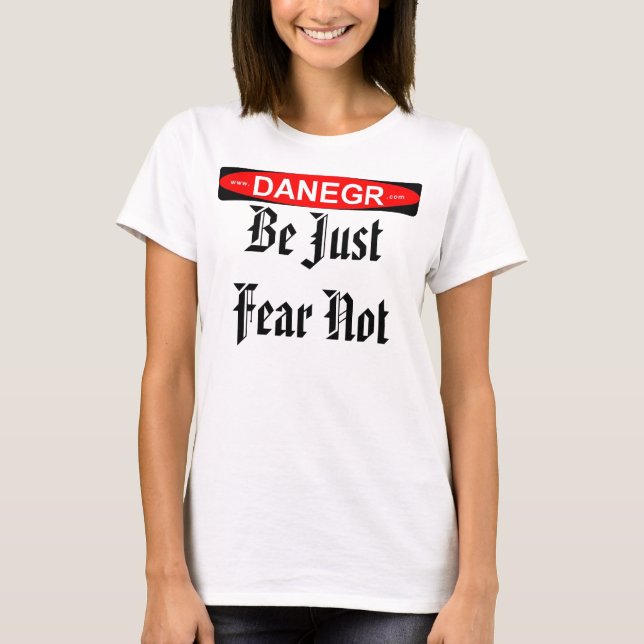 T-shirt chemise de logo de danegr (Devant)