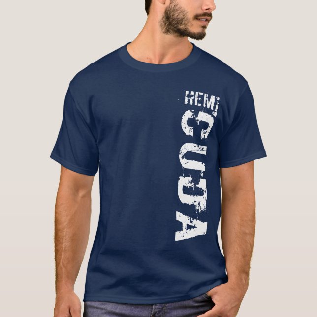 T-shirt Chemise de logo de Hemi Cuda Vert (Devant)