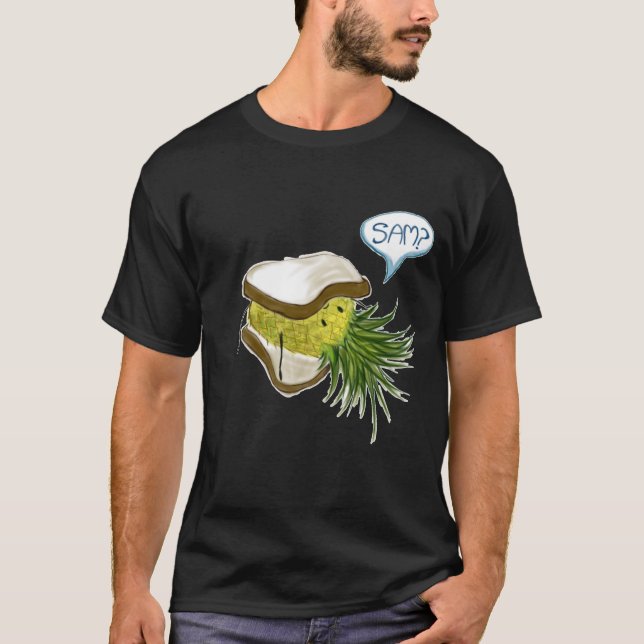 T-shirt Chemise de logo de l'ananas des hommes (Devant)