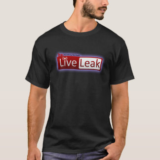 T-shirt Chemise de logo de LiveLeak - noir