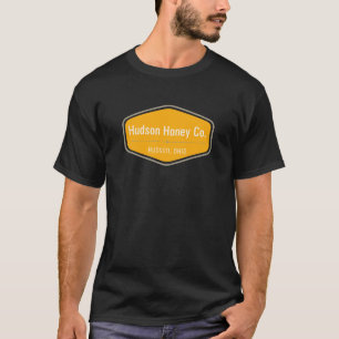 T-shirt Chemise de logo de miel du Hudson