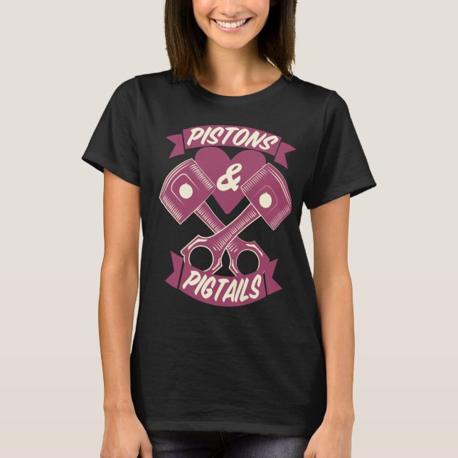 T-shirt Chemise de logo de pistons et de tresses (Devant)