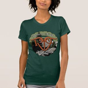 T-shirt Chemise de logo de rtf de dames (logo avant