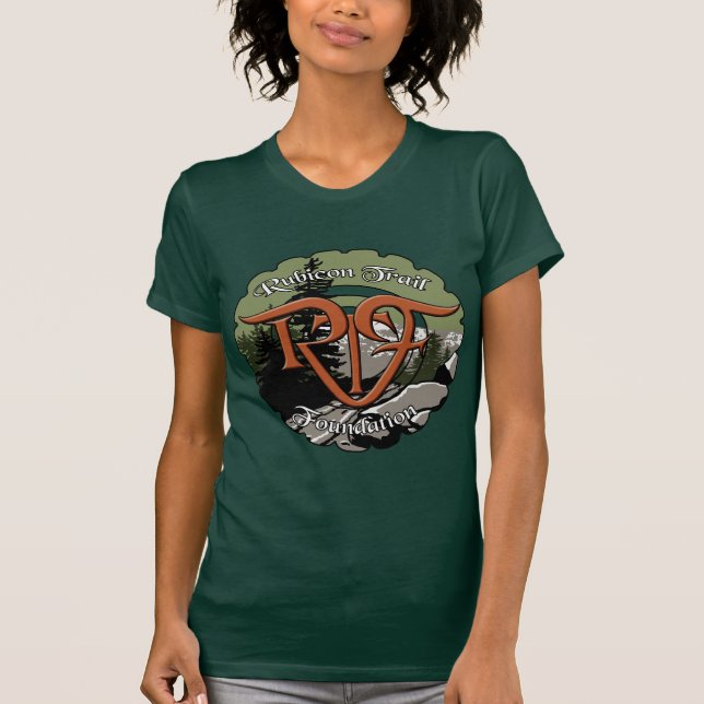 T-shirt Chemise de logo de rtf de dames (logo avant (Devant)