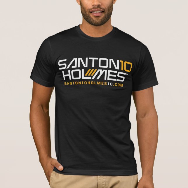T-shirt Chemise de logo de Santonio Holmes (Devant)
