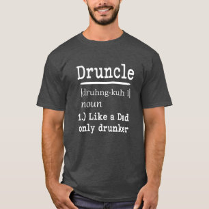 T-shirt Chemise de l'oncle des hommes drôles d'énonciation