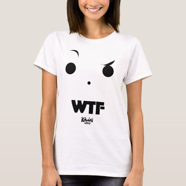 T-shirt Chemise de l'usage WTF de canneberge (Devant)