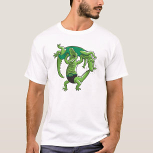 T-shirt Chemise de lutte d'alligator