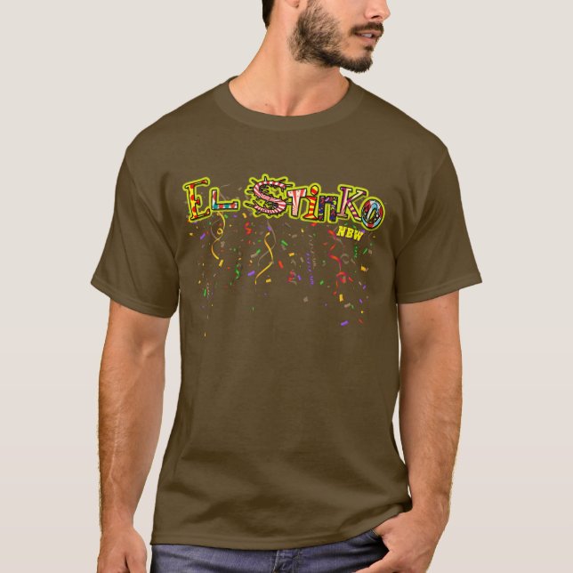 T-shirt Chemise de lutte El Stinko NBW (Devant)