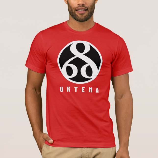 T-SHIRT CHEMISE DE LUXE ROUGE D'UKTENA (Devant)