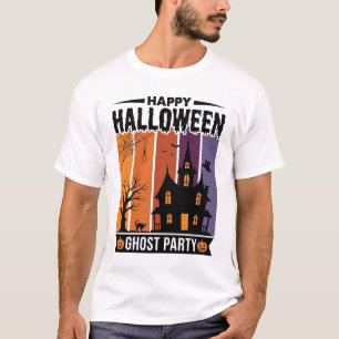 T-shirt Chemise de maison hantée fête de fantômes Hallowee