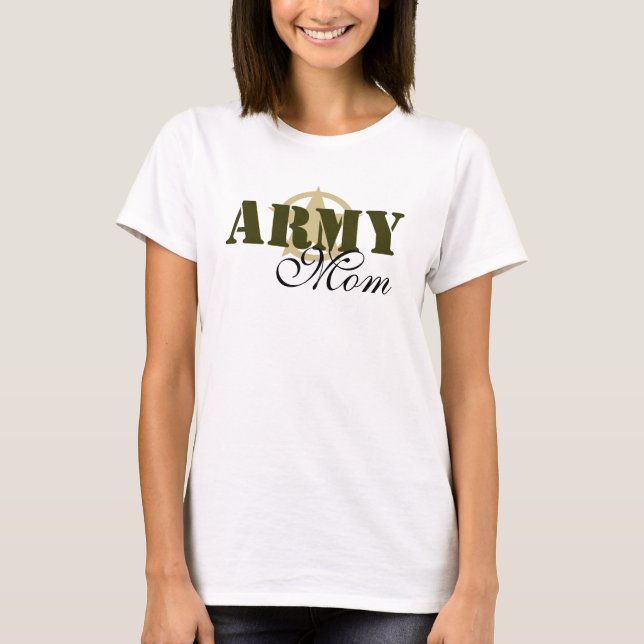 T-SHIRT CHEMISE DE MAMAN D'ARMÉE (Devant)