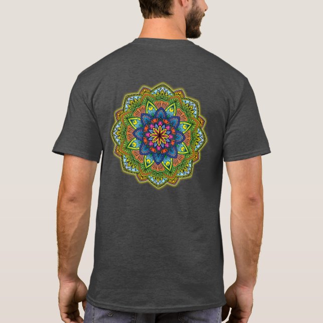 T-shirt Chemise de mandala (Dos)