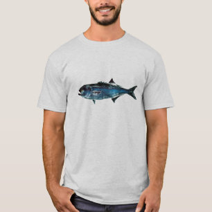 T-shirt chemise de maquereau d'or