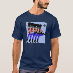 T-shirt Chemise de marche de soldats de jouet