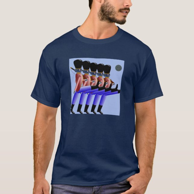 T-shirt Chemise de marche de soldats de jouet (Devant)
