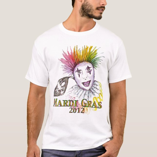 T-shirt Chemise de mardi gras (Devant)