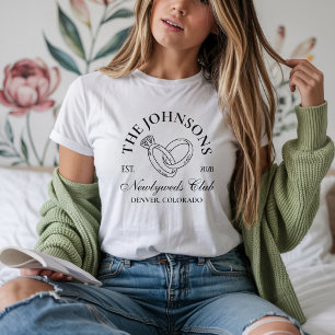 T-shirt Chemise de Mariage Personnalisée, Mariée Correspon