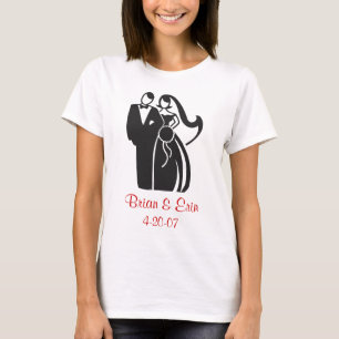 T-shirt Chemise de mariée et de chambre