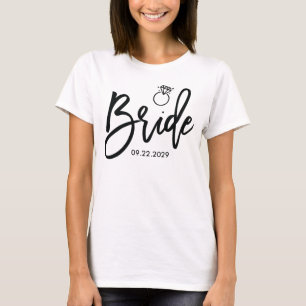 T-shirt Chemise de mariée pour enterrement de vie de jeune