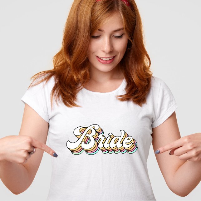 T-shirt Chemise de mariée rétro, chemise de mariée Bachelo (Créateur téléchargé)