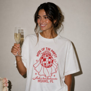 T-shirt Chemise de mariée sur mesure pour l'épouse de la f
