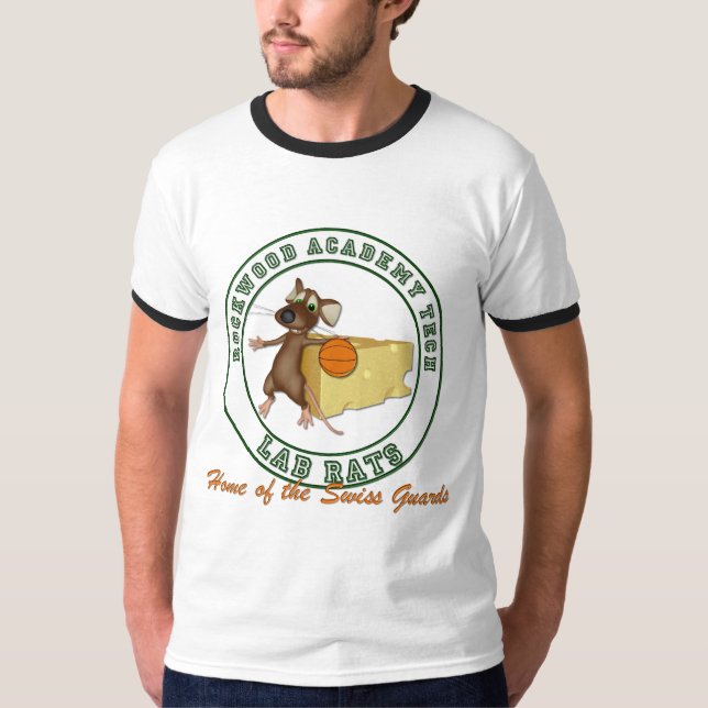 T-shirt Chemise de mascotte de rats de laboratoire de (Devant)