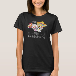 T-shirt Chemise de maternité de Colorful Dia de Muertos