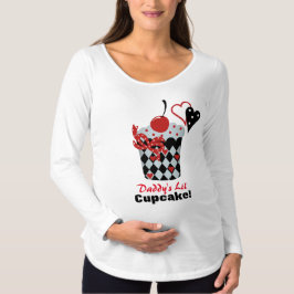 T-shirt Chemise de maternité Lil Cupcake de papa