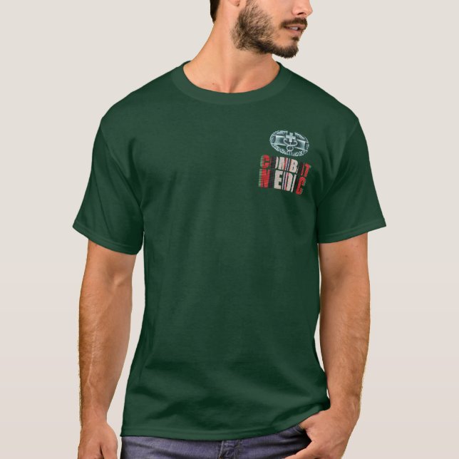 T-shirt Chemise de médecin de combat de CMB Afghanistan (Devant)