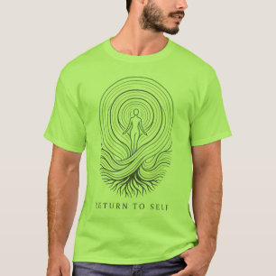 T-shirt Chemise de méditation Spirituelle Yoga - Retour à