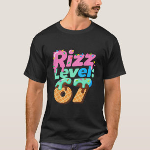 T-shirt Chemise de mème niveau Rizz 67 Ice Cream Drip Mème