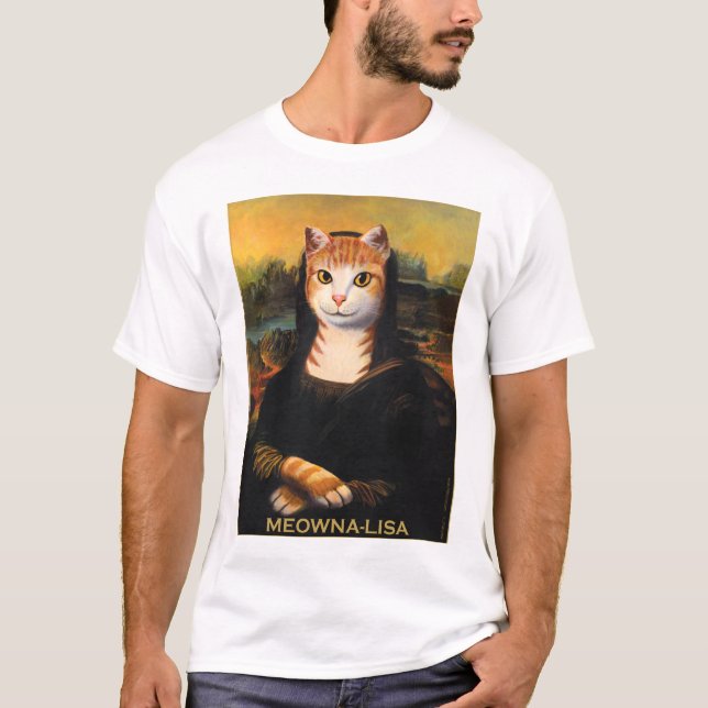 T-shirt Chemise de Meowna Lisa (Devant)